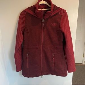 The North Face Tunic Fleece Wine Maroon Medium